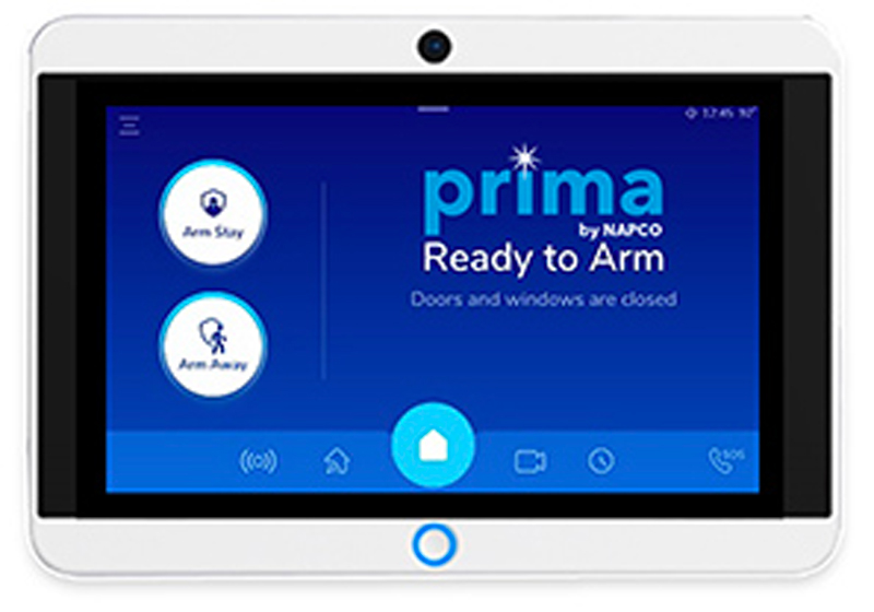 Napco's Prima Security/Video/Automation All-In-One 7" Panel