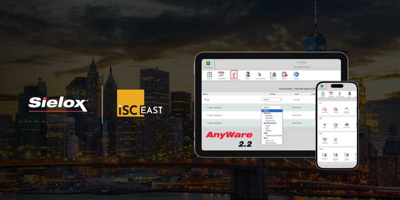 ielox, an established industry leader in layered access control solutions, is unveiling the latest upgrades to its AnyWare browser-based access control monitoring and event management solution at that year’s ISC East.