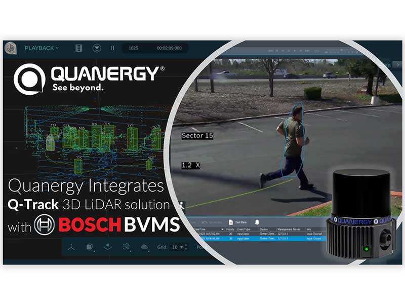 Quanergy Integrates with Bosch BVMS to Deliver Unified 3D LiDAR and Video Management